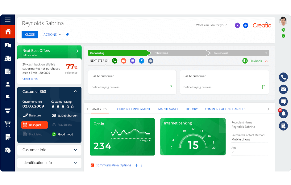 CRM-Dashboard mit Vertriebskennzahlen und Prozessübersicht als Beispiel für digitale Prozessoptimierung, Workflow-Automatisierung und No-/Low-Code-Lösungen mit MPoweredHub.
