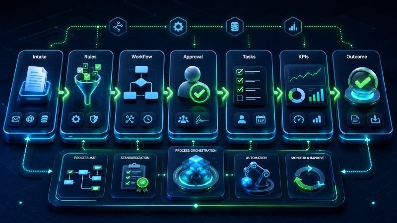 BPM-Lifecycle von Prozessanalyse über Modellierung und Automatisierung bis Optimierung