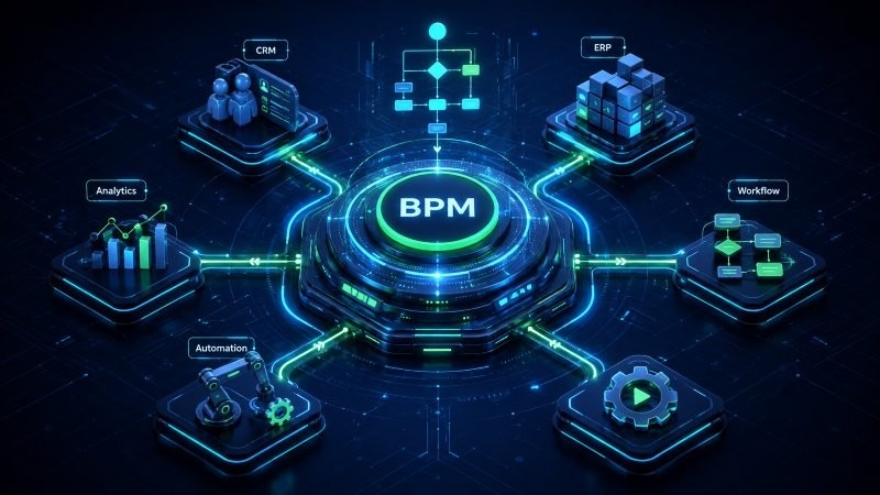 Business Process Management verbindet BPM, CRM und Automatisierung in einem End-to-End-Prozess