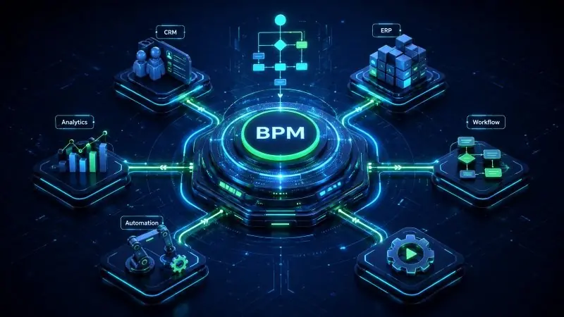 Business Process Management verbindet BPM, CRM und Automatisierung in einem End-to-End-Prozess