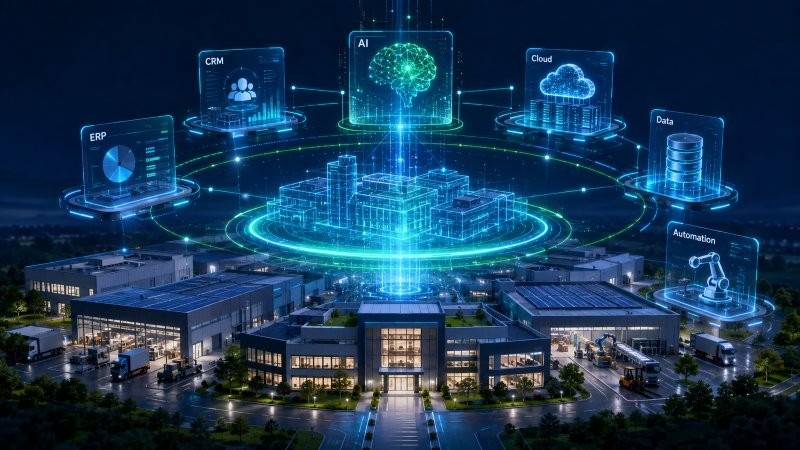 Digitale Transformation im Mittelstand mit vernetzten Prozessen, Daten und Automatisierung