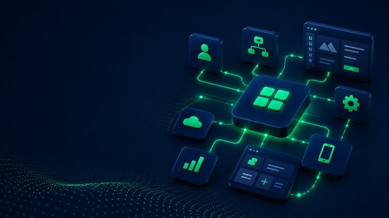 Low-Code-Plattform für CRM, BPM und Automatisierung im MPowerdHub-Stil