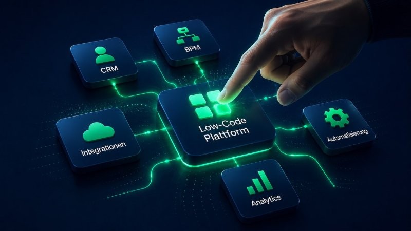 Low-Code-Plattform verbindet CRM, BPM, Integrationen, Analytics und Automatisierung